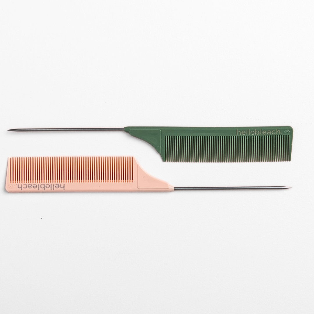 Tail Comb Stainless Steel Tips - Pastel Collection