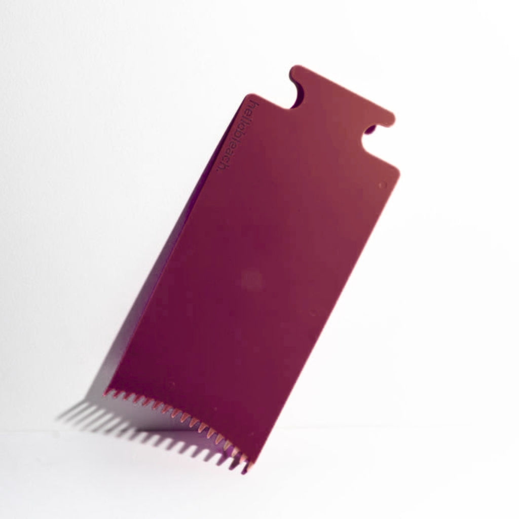 Balayage Board w Teeth - Burgundy