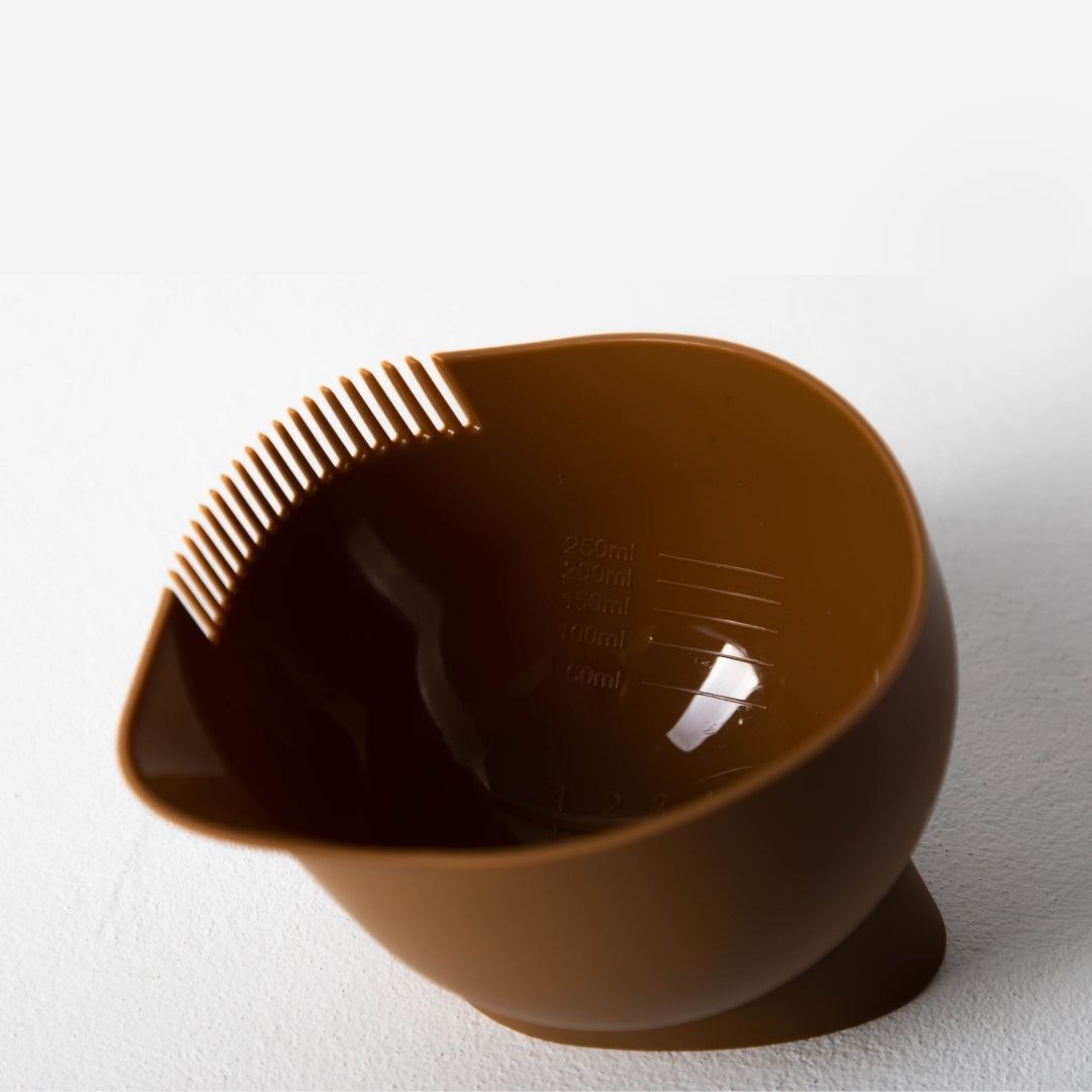 Deep Tint Bowl w Teeth - Clay