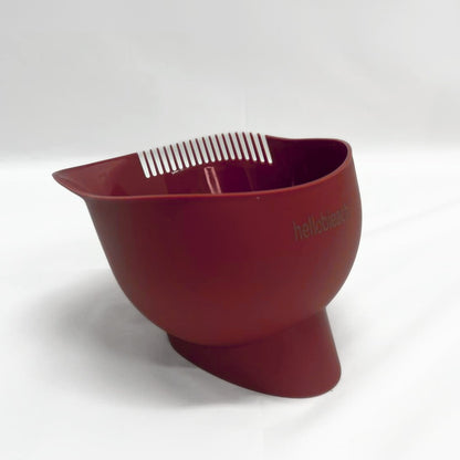 Deep Tint Bowl w Teeth - Burgundy