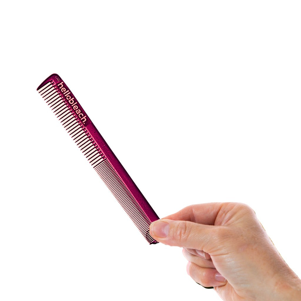 Small 20cm Style Comb - Burgundy