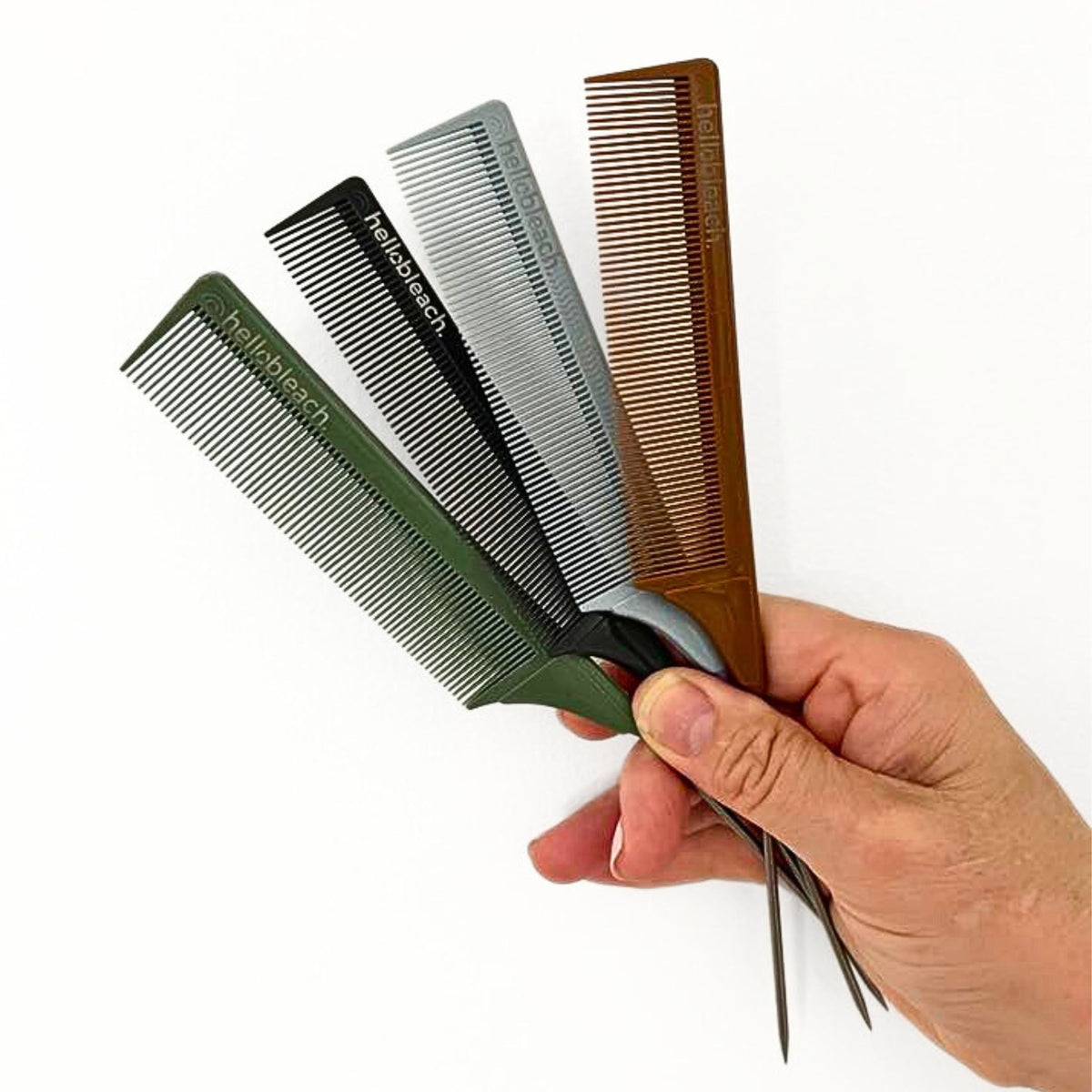 Hello Bleach Tail Comb With Stainless Steel Tip