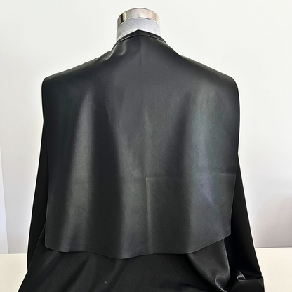 Vegan Leather Cutting Cape - Black